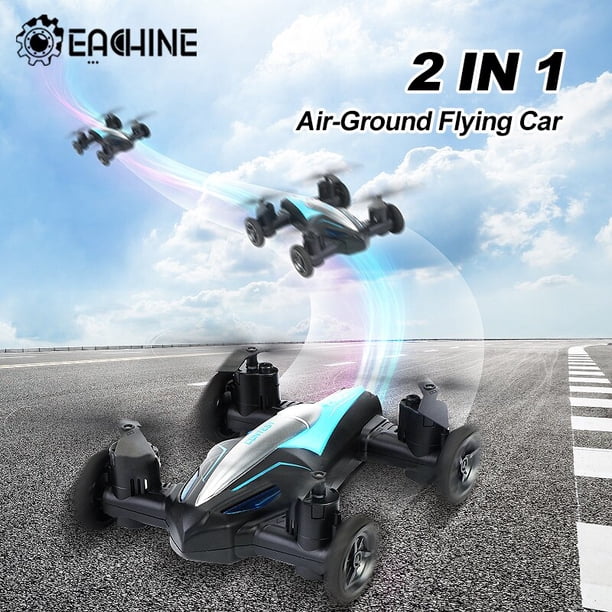 D85 2-in-1 RC Drone Helicopter Land And Air 2.4G Dual Mode UAV Professional Flying Quadcopter Driving RC Car Toy For Kid heqiyong toy