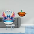 thumbnail image 2 of Escultura De Calabaza Y Cisne De Vidrio Acrílico, Centro De Mesa, Mueble Plano, Decoración, Estantería, Adorno De Oficina, Plato, Tapa, Tazón Para Servir, Tarro De Galletas, Naranja, San, 2 of 8