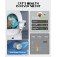 thumbnail image 4 of PETKIT Purobot Ultra Auto Waste Packing & Multi-Cat Toilet Behavior Ai Camera Tracking Automatic Self-Cleaning Cat Litter Box, Smart Robot with 5G WiFi App Control&Integration Safety&Odor Free, 4 of 8