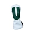 thumbnail image 2 of Funda de cabeza para Club de Golf, protección de cuero PU, impermeable, envoltura para la cabeza, funda protectora para golfista, regalo, entrenamient U blanca, 2 of 8