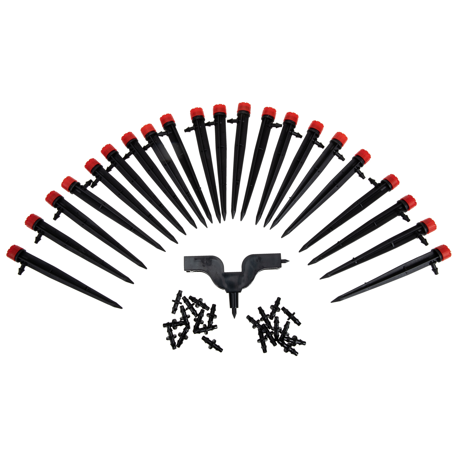 NUOLUX Irrigation Drip Dripper System Spray Emitter Drippers Sprinkler Watering Micro Stake