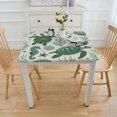 thumbnail image 3 of BANET Rectangle Green Ocean Turtle Tablecloth Waterproof &amp; Stainproof Tablecloths,Wipeable Table Cloth Wrinkle-Free for Rectangle/Square/Party/Wedding,Grey Ocean Sea Coral Seahorse Shell, 3 of 7