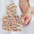 thumbnail image 2 of 48pcs Super Naughty Block Tower Game Funny Couple Stacking Tower With Truth Or Dare Questions And Challenges Games Valentine Tumbling Tower Stacking, 2 of 3