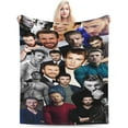 thumbnail image 2 of Blanket Chris Evans Soft and Comfortable Wool Fleece Throw Blankets Gift for Home Decoration Sofa Office car Camping Yoga Travel Home Decoration Cozy Plush Beach, 2 of 5