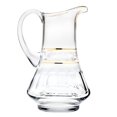 thumbnail image 1 of Godinger 44926 51 oz Somerset Gold Band Pitcher Glass, 1 of 1