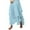 Light Blue, variant on Bxsruta Skirts for Women, Fashion Layered Lace Overlay Skirt, Versatile Coverage Midi Dress, Flowy Retro Chic Skirt