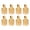 Gold, variant on Copper Valves Stem Caps Easy Threaded Installation Tire Valves Covers for Auto Tires Brass Stem Cover Pack of 8