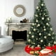 thumbnail image 4 of Hogar y cocina, Decoración del hogar, Decoración navideña, Falda para árbol de Navidad, Falda para árbol de Navidad con copos de nieve, Delantal creativo para árbol de Navidad, Decoración de escena, F, 4 of 6