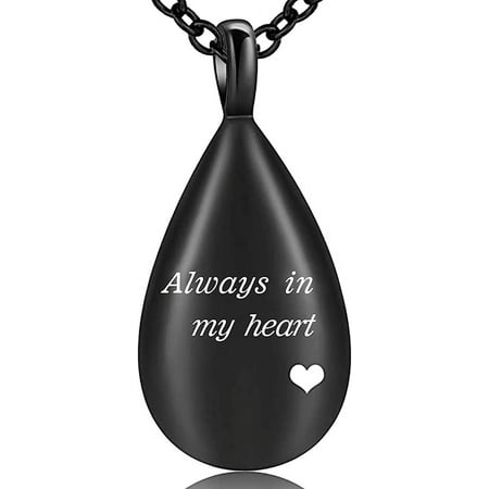 Urn Necklaces for Ashes, Cremation Necklack for Ashes, Urn Necklaces for Ashes for Women, Cremation Jewelry Locket Stainless Steel Keepsake