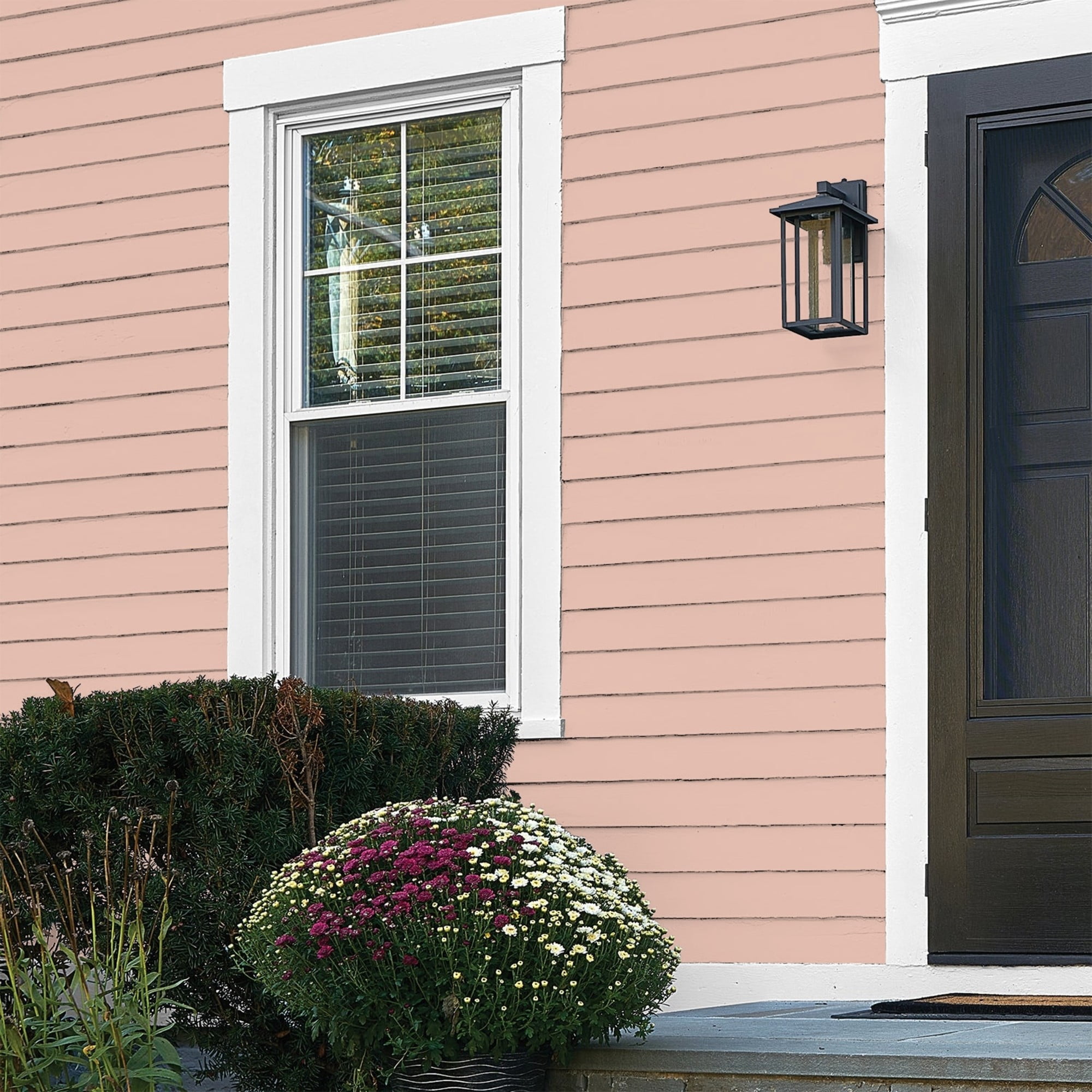 Glidden One Coat Adorable / Orange Flat Exterior Paint with Primer, 5 Gallon