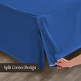 thumbnail image 5 of SGI Bedding 18 Inch Pleated Bed Skirt | Microfiber Bed Skirt | Fade Resistant, Wrinkle Free, Anti-static, Decorative, Extra Storage Space, Clutter-Free | California King, Egyptian Blue, 5 of 8