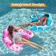thumbnail image 3 of Flotadores inflables para piscina Sloosh para adultos, paquete de 2 con portavasos, 3 of 7