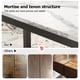thumbnail image 3 of Mesa de Comedor Industrial para 6-8 Personas, Mesa de Madera de 71" con Estructura Metálica, Acabado Rústico, 3 of 6