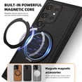 thumbnail image 4 of Allytechgroup Magnetic Case for Samsung Galaxy S23 Ultra, Ring Holder Kickstand Hybrid Compatible with Magsafe & Car Mount Anti-Scratch Phone Case Cover for Women Men, Gray, 4 of 8