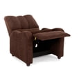 thumbnail image 3 of Sillón Reclinable Mobeler Gala Chenille Chocolate Moderno Minimalista, 3 of 4