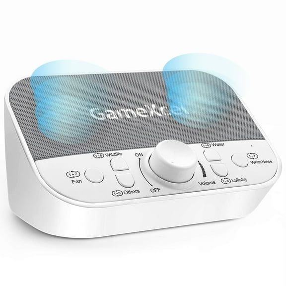 DUNCHATY Portable White Noise Machine: 38 Soothing Sounds, Including Lullabies and Fan Sounds for Office Privacy