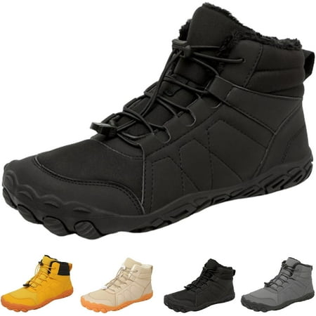 Hike Footwear Barefoot Shoes Womens  Winter Thickened Non-Slip Universal Waterproof Barefoot Boots Snow Boots