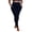 Navy, variant on Leggings for Women Plus Size Elastic Comfortable Soft Fitness Pants Yoga Pants with Pockets