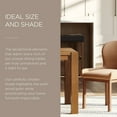 thumbnail image 4 of Maven Lane Cleo Contemporary Wooden Dining Table in Refined Brown Finish, 4 of 5