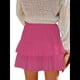 thumbnail image 3 of Falda Pantalón Estilo Bohemio con Volantes y para Mujer, Estilo Informal, de Cintura Alta, Color Rojo Rosa, Talla M, 3 of 9