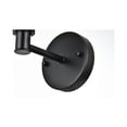 thumbnail image 5 of Living District Jaelynn 1-Light Iron & Glass Bath Sconce in Black/Clear, 5 of 5