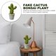 thumbnail image 3 of Planta tropical en macetas con macetas, adornos creativos, planta de simulación de cactus, bonsái, 3 of 5