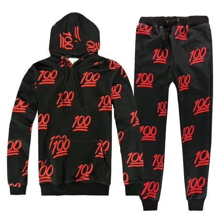 Tangnade Polo Shirts for Men Fashion Mens Autumn Winter Print Pullover Sweatshirt Top Pants Sets Sport Suit Tracksuit