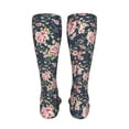 thumbnail image 6 of Naloa Vintage Floral High Stockings Women Thigh High Stockings Over Knee Long Stockings-One Size, 6 of 8