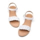thumbnail image 5 of Sandalias para Niñas DREAM PAIRS SDSD222K Trenzadas Planas Blancas Talla 5, 5 of 7