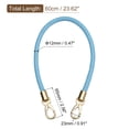 thumbnail image 2 of Uxcell 60cm/23.6" Braided Leather Purse Replacement Strap for Handbag, Blue, 2 of 6