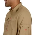 thumbnail image 4 of The American Outdoorsman Blackfoot River Long Sleeve Fishing Shirt - UPF 30 Protection Quick-Dry & Moisture-Wicking Fabric (Deerskin, Medium), 4 of 6