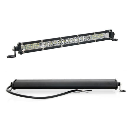 Ikaufen 20" inch Slim LED Work Light Bar Spot Flood Combo for SUV ATV Beam Offroad Truck