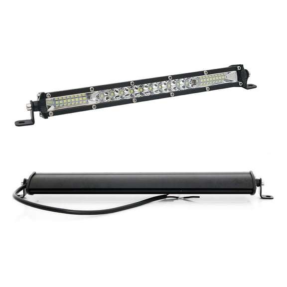 Ikaufen 20" inch Slim LED Work Light Bar Spot Flood Combo for SUV ATV Beam Offroad Truck