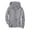 Grey, variant on Big & Tall Men's Lightweight Jacket, UPF 50+ Waterproof Athltic Windbreaker, Zip Up Hoodie Packable Softshell Jacket for Travel Hiking