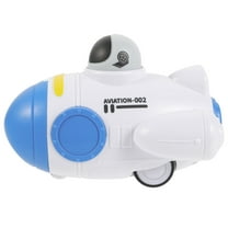 ELAYARD Space Shuttle Toys Rocket Shape Model Assorted Color With Push-button Mechanism 1Pcs