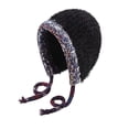 thumbnail image 2 of Wutalume Women's Soft Plush Winter Beanie, Thickened Toque Style Knit Hat, Warm and Cozy Yarn Cap for Everyday Cold Weather Wear,Black, 2 of 4