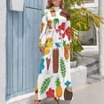 thumbnail image 3 of Totally Tiki Long Dress Women's clothing summer dress woman 2024 elegant dresses for women dresses for women 2024, 3 of 4