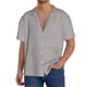 thumbnail image 1 of Fotbe Gary Camisa Estampada de Manga Corta para Hombre, Casual de Verano, Estilo Playero, Sin Arrugas-Medium, 1 of 5