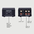 thumbnail image 6 of Selector,Between Computer And Switcher Rca 2 Audio Switcher Rca Out A/b Switch No Rca Between Splitter Box With Out / 1 Box With No Stereo Audio Splitter In 2 Out / 1 In Rca 2 In 2 In 1 Ziem, 6 of 7