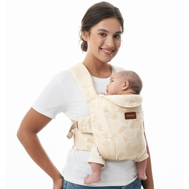 Momcozy Canguros Bebés Ergonómico, Mochila Para Bebé Recién Nacido, Cb002 Portabebé Manos Libres Geometría