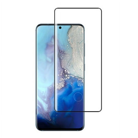 Samsung Galaxy S20 (6.2") Tempered Glass Screen Protector [Full Adhesive with Curved Coverage] [Fingerprint Cutout] 3D, 9H Glass Screen Protector Tempered Glass For Samsung Galaxy S20 5G