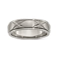 thumbnail image 1 of JbSP- Titanium X-Design 6mm Satin Band, 1 of 6