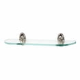 thumbnail image 4 of Classic Traditional 18" x 1.75" Bathroom Shelf, Polished Chrome, 4 of 7