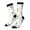 3 Black, variant on Hot Air Balloon Print Adult Socks for Men & Women,Calf Socks, Ankle Socks,Boots Socks,Breathable Casual Sock,Unisex Crew Socks