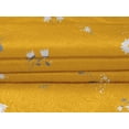 thumbnail image 4 of oneOone Velvet Yellow Fabric Leaves & Flowers Floral Quilting Supplies Print Sewing Fabric By The Yard 58 Inch Wide, 4 of 5
