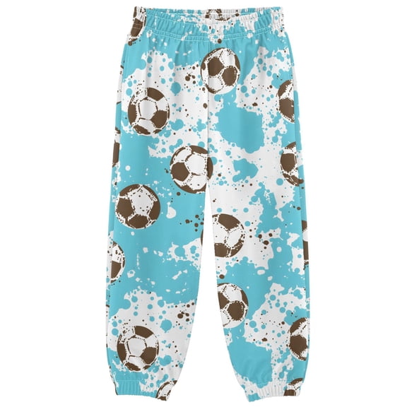 joogoo Watercolor Football Boys' Sweatpants Jogger Pants 5-6Y