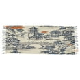 thumbnail image 4 of Women Winter Scarves Fashion Pashmina Shawl Wraps Long Blanket Scarf for Fall Spring Garden with Pagoda and Bridge, 4 of 10