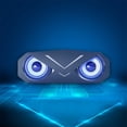 thumbnail image 3 of Altavoz con volumen más alto, micrófono incorporado, emparejamiento estéreo dual, mini altavoces portátiles Negro, 3 of 9