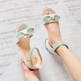 thumbnail image 4 of MZXELPRJD Little Girl Sandals Size 13 Girls Wedge Sandals Toddler Slippers Size 8 Crib Shoes Girls Girl Shoes Size 1 Infant Shoes Kids White 11-11.5 Years, 4 of 6