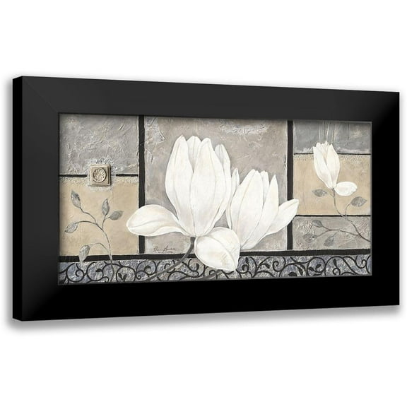 Ancilotti, Claudia 14x9 Black Modern Framed Museum Art Print Titled - Baroque Magnolia